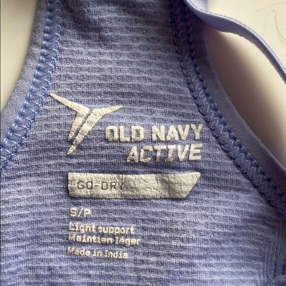 Old Navy Light Blue Bra Tank Size Small - Picture 5 of 5